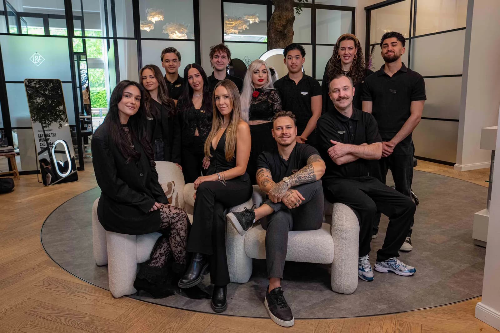 Das Team von Louise und Fred im Münchner Salon
